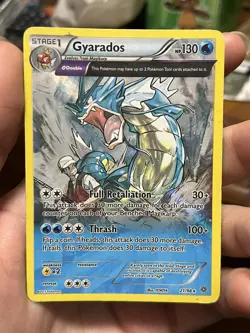 2015 Pokemon Gyarados 21/98 XY Holo Rare HP - Image 1