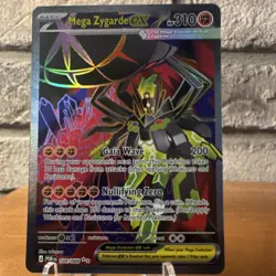 Pokemon TCG Mega Zygarde EX 104/088 Full Art Holo 310 HP Dragon Mega - Image 1