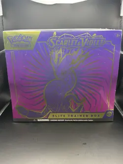 Pokemon TCG Scarlet And Violet Miraidon ETB Sealed Elite Trainer Box New Sealed - Image 1