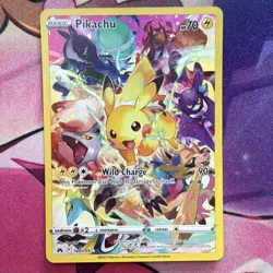 Pokemon TCG Pikachu 160/159 Crown Zenith Secret Rare Full Art Holo EN 2023 70 HP - Image 1
