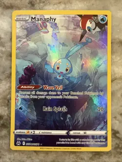 Manaphy GG06/GG70 Ultra Rare Crown Zenith Galarian Gallery NM - Image 1