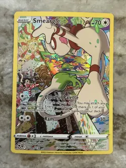 The Pokemon Company Pokemon TCG Smeargle UR Full Art Holo TG10/TG30 Eng 70 HP - Image 1