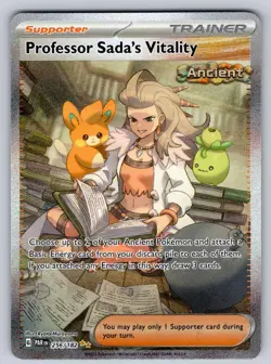 Professor Sada's Vitality 256/182 Holo Paradox Rift Pokemon NM - Image 1