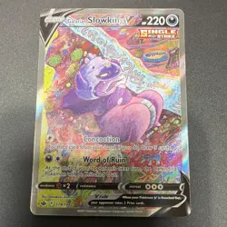 Pokemon Galarian Slowking V 179/198 SWSH06 Chilling Reign Holo Full Art - Image 2