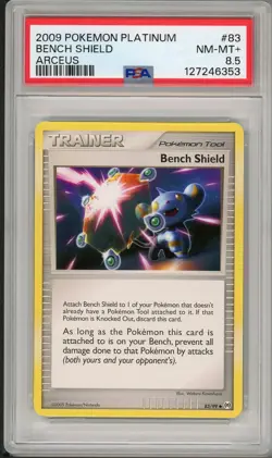 2009 Pokemon Platinum Arceus Bench Shield #83 PSA 8.5 Pop 1 - Image 1