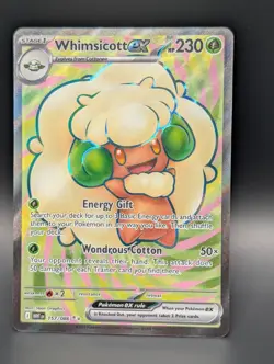 Pokemon Whimsicott ex 157/086 Sv: White Flare Holo RAW/NM - Image 1