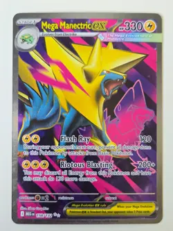 Pokemon Mega Manectric ex 158/132 - Me01: Mega Evolution Holo - Image 1