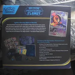 (Slight Tear) Pokemon TCG - Mega Evolution Phantasmal Flames ETB- New - Image 3