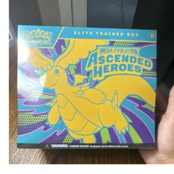Pokemon Elite Trainer Box Mega Evolution Ascended Heroes Dragonite English - Image 1