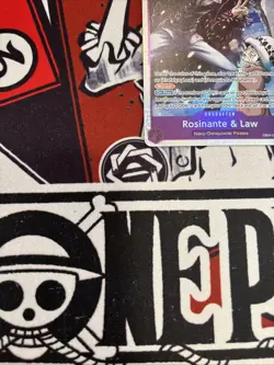 One Piece Card Game🏴‍☠COLOR: PURPLE EB04-038 ROSINANTE & LAW SR FOILNM TCG ENG - Image 4