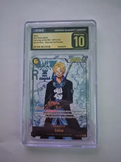 Sabo One Piece CGC PRISTINE 10 PERFECT OP13-120 SEC Parallel Alt Art ENGLISH - Image 1