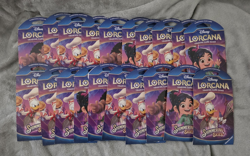 Disney Lorcana Shimmering Skies Sleeved Booster Packs Blisters Lot of 20 SEALED - Image 1
