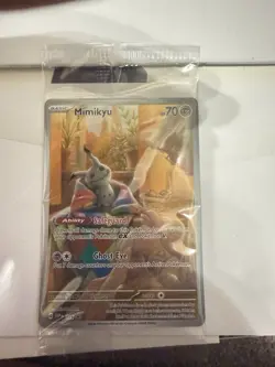 Pokemon TCG Mimikyu Scarlet & Violet Promo Card 075/Promo still sealed - Image 1