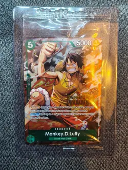 One Piece Card Game Monkey.D.Luffy Release Winner [OP-16] Promo P-135 Sealed Eng - Image 1