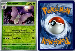 Pokemon Card - Venomoth 049/165 151 Uncommon Reverse Holo Near Mint - Image 3