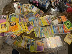 Huge Collection Bulk Lot of 350 +Pokemon Cards Unsearched - Image 1