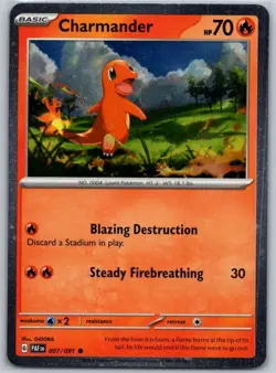 Charmander - (Cosmos Holo) 007/091 Common Miscellaneous Cards & Products NM - Image 1