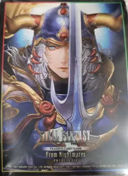 Warrior of Light Final Fantasy Nightmares Prerelease Card Sleeves *NEW 50ct - Image 1