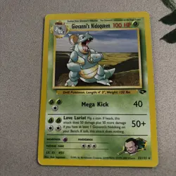 MP- Giovanni's Nidoqueen 23/132 Regular/Non-Holo Gym Challenge Pokemon Card - Image 1
