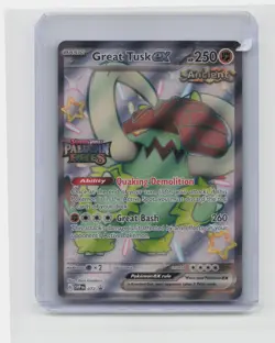 Great Tusk ex - (Paldean Fates Stamped) Promo Miscellaneous Cards & Products 072 - Image 1
