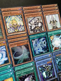 Yu-Gi-Oh! - Seto Kaiba's Blue-Eyes White Dragon & Eyes of Blue Deck Core Cards - Image 4