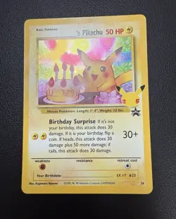 25th Anniversary Celebrations 6 Card Lot Black Star Promos Umbreon Pikachu + 4 - Image 3