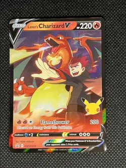 Lance's Charizard V SWSH133 SWSH: Sword & Shield Promo Cards Holo - Image 1