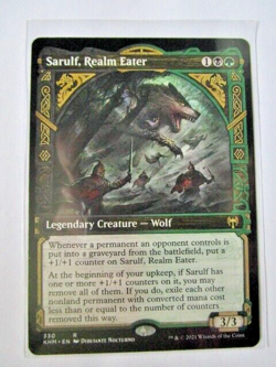 MTG Sarulf, Realm Eater 330 Khm Kaldheim Rare Near Mint Pack Fresh!! - Image 1