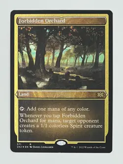 Forbidden Orchard Foil Etched (2X2) Magic: The Gathering NM - Image 1
