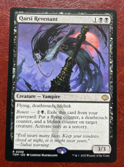1x NM Qarsi Revenant - 0086 R TDM - MTG Magic Never Played x1 - Image 1