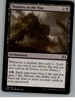 Shadows of the Past 118 Uncommon Magic Origins Magic: The Gathering Near Mint - Image 1