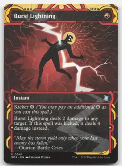 Burst Lightning 41 SOA Secrets of Strixhaven: Mystical Archive Magic MTG NM - Image 1