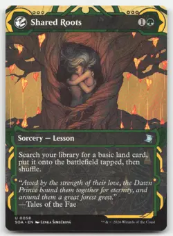 Shared Roots 58 SOA Secrets of Strixhaven: Mystical Archive Magic MTG NM - Image 1