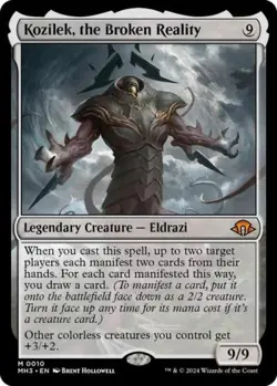 MTG English Kozilek, the Broken Reality NM Foil Modern Horizons 3 - Image 1
