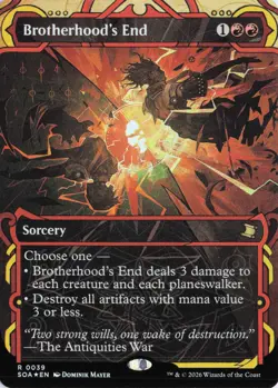 Brotherhood's End 39 SOA Secrets of Strixhaven: Mystical Archive R Foil - Image 1
