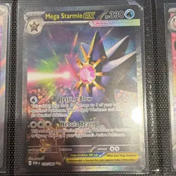 Mega Starmie EX 118/088 Secret Rare Holo 330 HP English Evolutions Pokemon TCG - Image 1