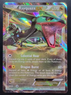 Rayquaza EX 85/124 Dragons Exalted Holo Pokemon Tcg LP - Image 1