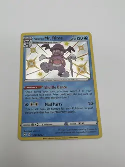 Pokemon - Galarian Mr. Rime - SV021/SV122 - Shining Fates Shiny Vault - Holo NM - Image 1