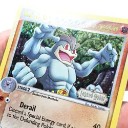 Pokemon TCG Machamp 9/92 Legend Make Stamped Cosmos Holo LP - Image 2