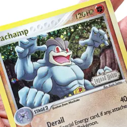 Pokemon TCG Machamp 9/92 Legend Make Stamped Cosmos Holo LP - Image 4