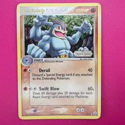 Pokemon TCG Machamp 9/92 Legend Make Stamped Cosmos Holo LP - Image 5