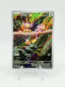 Aipom - 211/182 - Illustration Rare Pokemon SV04 Paradox Rift - Image 1
