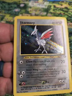 Pokemon Skarmory Holo Rare Neo Genesis 13/111 60HP Basic Unlimited Card Lp - Image 2