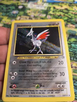 Pokemon Skarmory Holo Rare Neo Genesis 13/111 60HP Basic Unlimited Card Lp - Image 3
