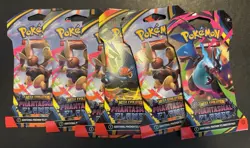 Pokemon TCG: Mega Evolution Phantasmal Flames Sleeved Booster Pack LOT OF 6 - Image 1