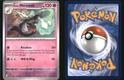 Alolan Marowak 057/159 Uncommon Journey Together Pokemon Near Mint - Image 3