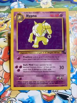 Hypno 23/62 Rare Fossil Pokemon TCG - Image 1