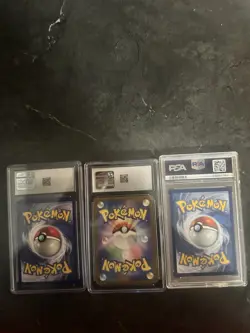 Mystery Pull Pokemon Slab with 2 Packs PSA or CGC, 151/BStar - Image 2