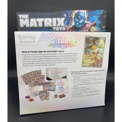 Pokemon TCG Prismatic Evolutions ETB Scarlet & Violet Elite Trainer Box Sealed - Image 3