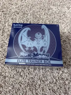 New Sealed Pokemon TCG Sun and Moon Base Elite Trainer Box ETB - Lunala - Image 1